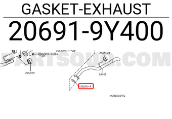 Nissan 206919Y400 GASKET-EXHAUST