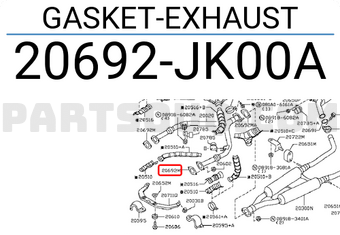 Nissan 20692JK00A GASKET-EXHAUST