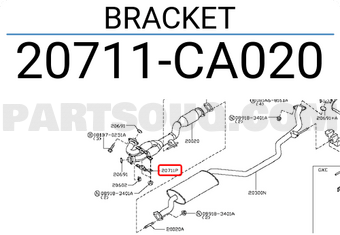 Nissan 20711CA020 BRACKET