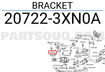 Nissan 207223XN0A BRACKET
