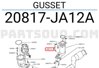 Nissan 20817JA12A GUSSET