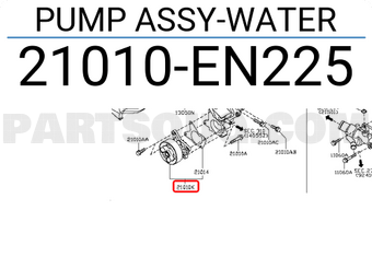 Nissan 21010EN225 PUMP ASSY-WATER