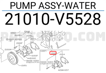 Nissan 21010V5528 PUMP ASSY-WATER