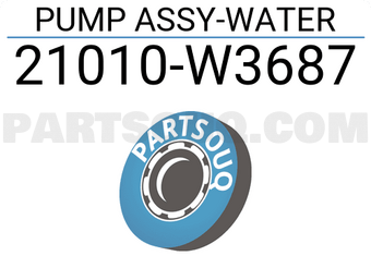 Nissan 21010W3687 PUMP ASSY-WATER