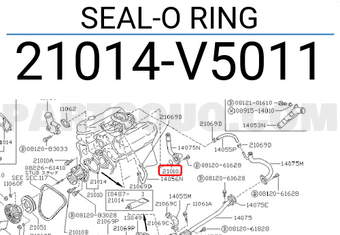 Nissan 21014V5011 SEAL-O RING