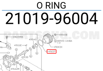 Nissan 2101996004 O RING