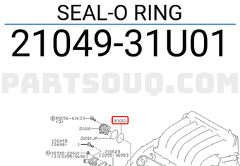 Nissan 2104931U01 SEAL-O RING