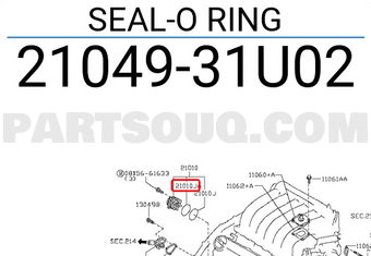 Nissan 2104931U02 SEAL-O RING