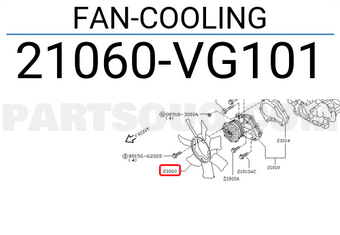 Nissan 21060VG101 FAN-COOLING