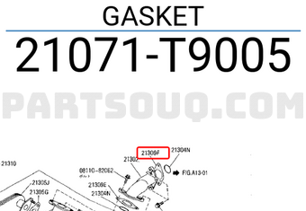 Nissan 21071T9005 GASKET