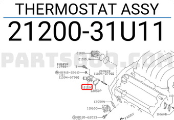 Nissan 2120031U11 THERMOSTAT ASSY