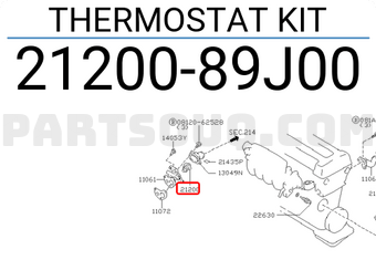 Nissan 2120089J00 THERMOSTAT KIT