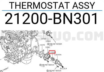 Nissan 21200BN301 THERMOSTAT ASSY