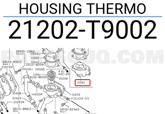 Nissan 21202T9002 HOUSING THERMO