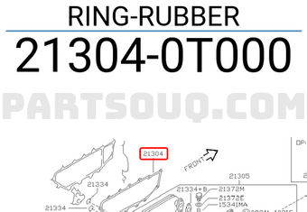 Nissan 213040T000 RING-RUBBER