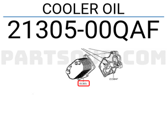 Nissan 2130500QAF COOLER OIL