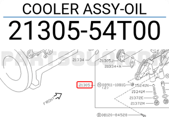 Nissan 2130554T00 COOLER ASSY-OIL