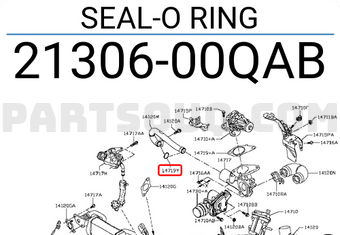 Nissan 2130600QAB SEAL-O RING