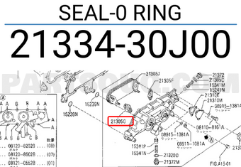 Nissan 2133430J00 SEAL-0 RING