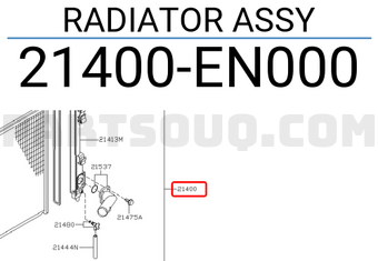 Nissan 21400EN000 RADIATOR ASSY