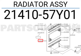 Nissan 2141057Y01 RADIATOR ASSY