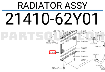 Nissan 2141062Y01 RADIATOR ASSY