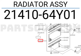 Nissan 2141064Y01 RADIATOR ASSY