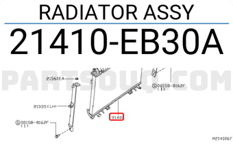 Nissan 21410EB30A RADIATOR ASSY