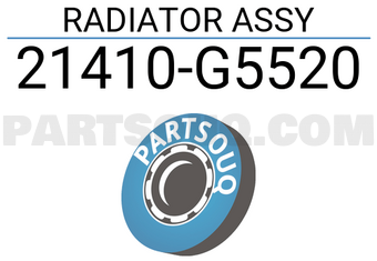 Nissan 21410G5520 RADIATOR ASSY
