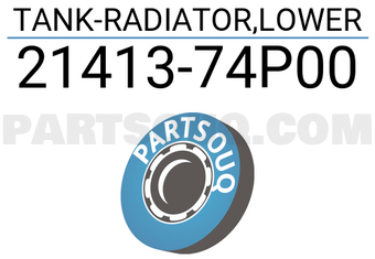 Nissan 2141374P00 TANK-RADIATOR,LOWER