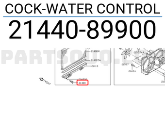 Nissan 2144089900 COCK-WATER CONTROL