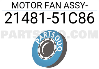 Nissan 2148151C86 MOTOR FAN ASSY