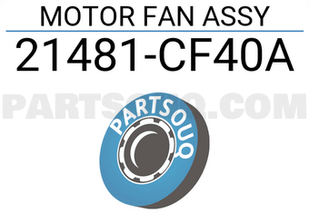 Nissan 21481CF40A MOTOR FAN ASSY