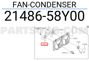 Nissan 2148658Y00 FAN-CONDENSER