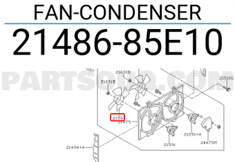 Nissan 2148685E10 FAN-CONDENSER
