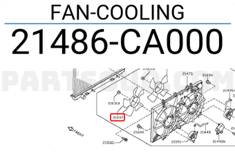 Nissan 21486CA000 FAN-COOLING