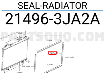 Nissan 214963JA2A SEAL-RADIATOR