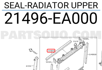 Nissan 21496EA000 SEAL-RADIATOR UPPER