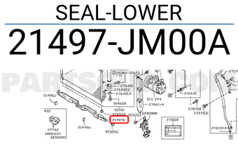 Nissan 21497JM00A SEAL-LOWER