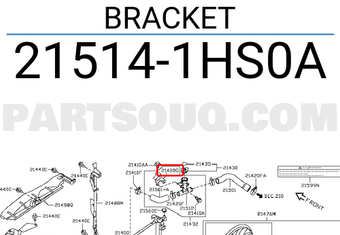 Nissan 215141HS0A BRACKET