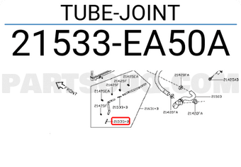 Nissan 21533EA50A TUBE-JOINT