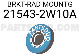 Nissan 215432W10A BRKT-RAD MOUNTG