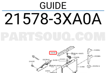 Nissan 215783XA0A GUIDE