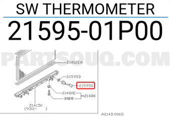 Nissan 2159501P00 SW THERMOMETER