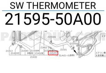 Nissan 2159550A00 SW THERMOMETER