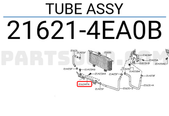 Nissan 216214EA0B TUBE ASSY
