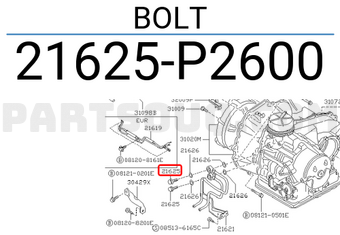 Nissan 21625P2600 BOLT