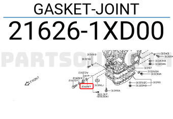 Nissan 216261XD00 GASKET-JOINT