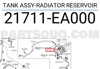 Nissan 21711EA000 TANK ASSY-RADIATOR RESERVOIR