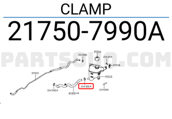 Nissan 217507990A CLAMP